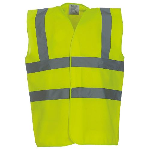 Personal Protective Wear 2 Metre Hi-Viz Vest Yellow
